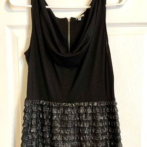 LBD w/ Shimmer ruffled bottom